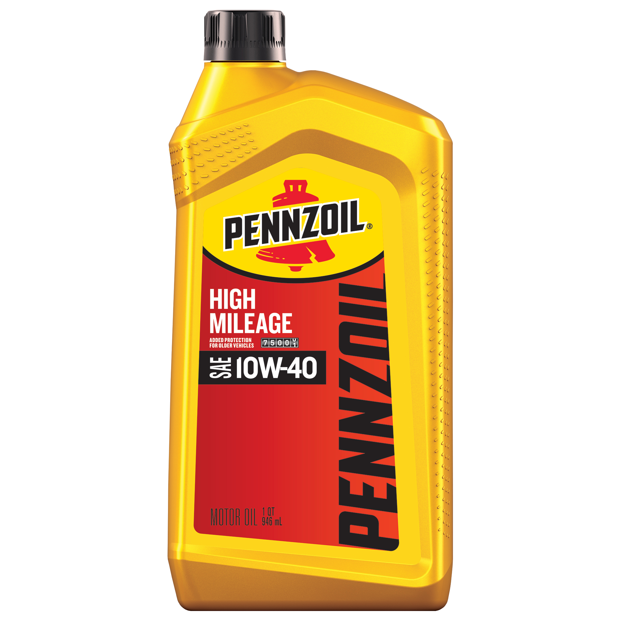 Pennzoil High Mileage 10W-40 Motor Oil, 1 Quart - Walmart.com