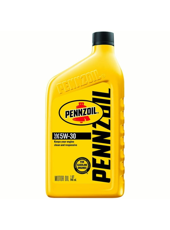 Pennzoil High Mileage Conventional 10W-30 Motor Oil, 5 Quart