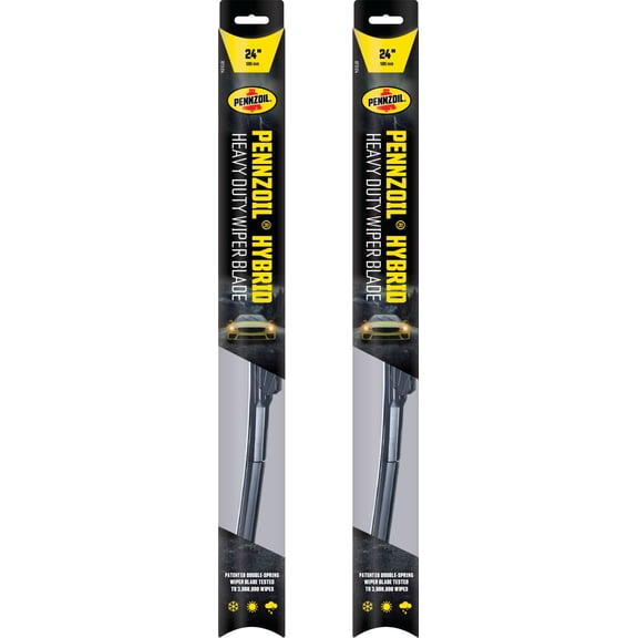 Pennzoil 24" & 24" Hybrid Heavy Duty Wiper Blades (Set of 2)