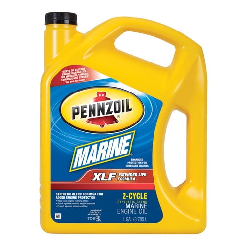 Pennzoil Marine XLF Extended Life Formula TC-W3 Outboard 2-Cycle