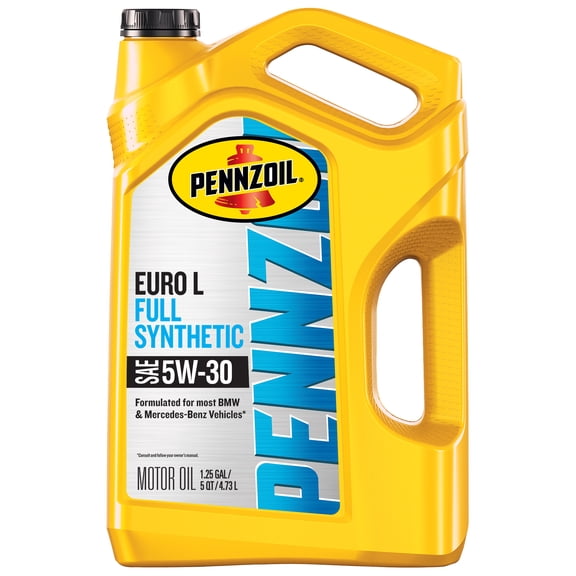 Pennzoil Platinum Euro L Full Synthetic 5W-30 Motor Oil, 5 Quart