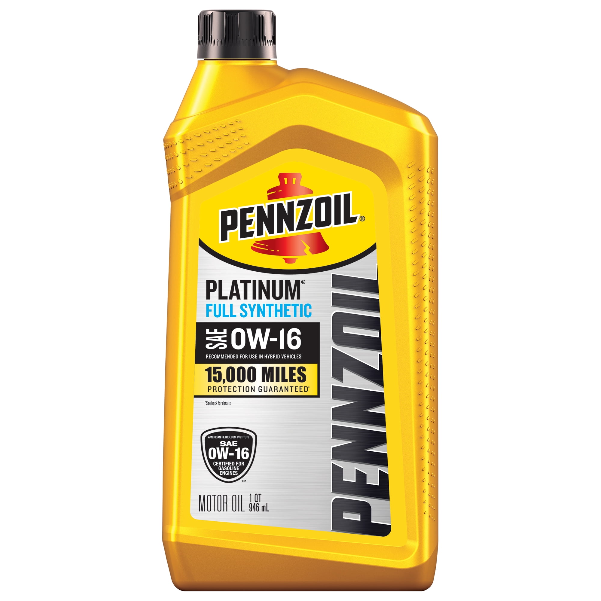 Pennzoil Platinum Full Synthetic 0W-16 Motor Oil, 1 Quart