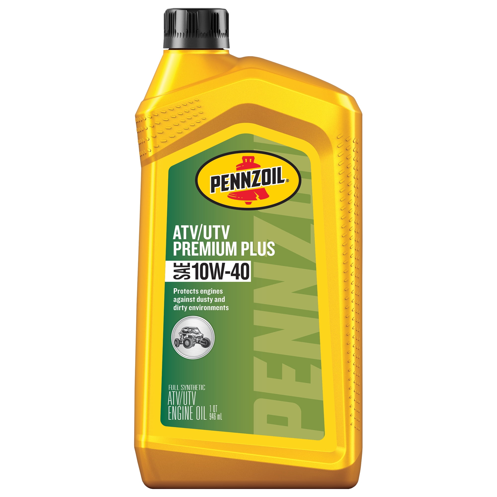 Pennzoil Premium Plus Full Synthetic ATV/ UTV 10W-40 Motor Oil, 1