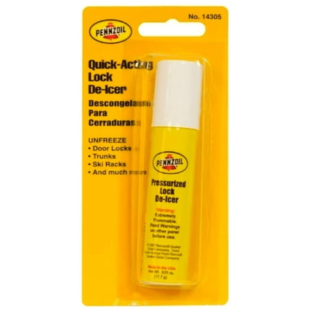 Pennzoil Quick Action Lock De-Icer (Single Can)