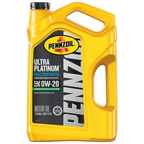 Pennzoil Ultra Platinum Full Synthetic 0W-20 Motor Oil, 5 Quart