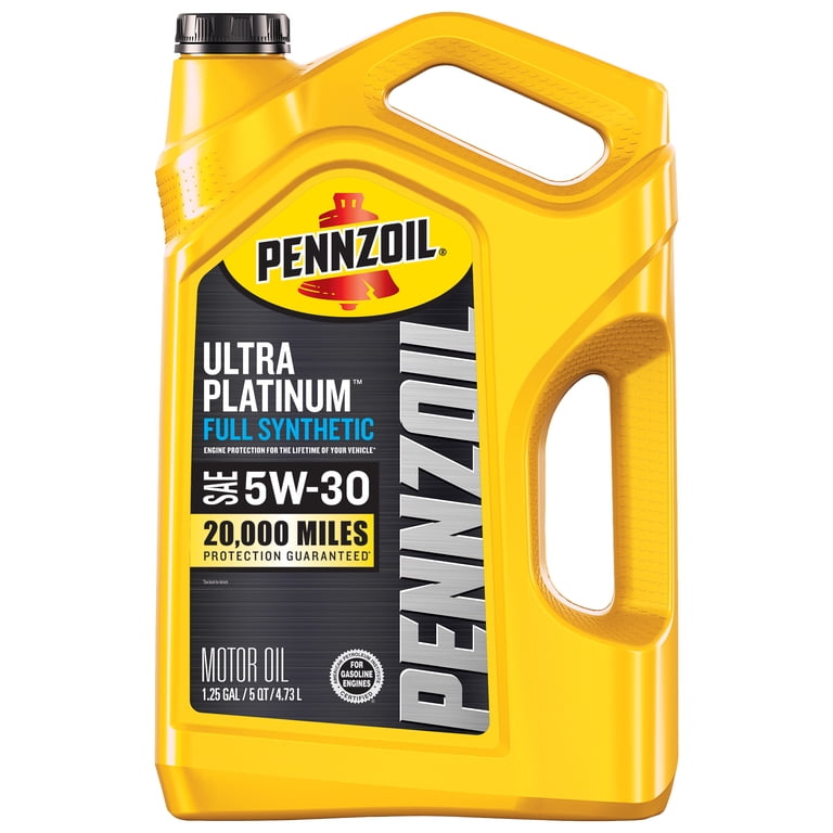 Pennzoil Ultra Platinum 5W-30 エンジンオイル Pennzoil Ultra Platinum 5W-30 High Mileage Full Synthetic Motor