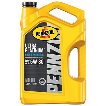 Pennzoil Ultra Platinum Full Synthetic 5W-30 Motor Oil, 5 Quart