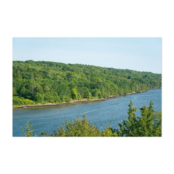 Penobscot River - Bucksport Maine Photography Unframed Wall Art Print 5 x 7 inches