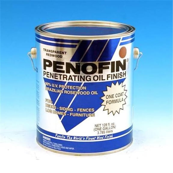 Penofin 159064 5 gal Transparent Red Label Ultra Premium Penetrating Oil Finish 250 VOC Western Red Cedar