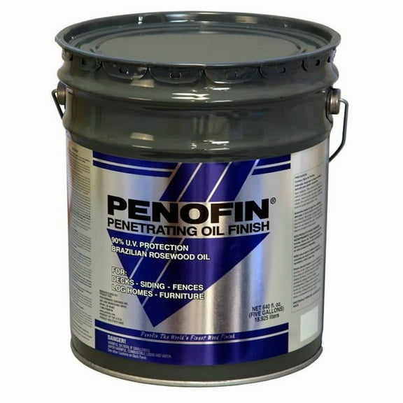 Penofin  5 Gal Blue Semi-Transparent Oil-Based Wood Stain, Sable