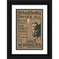 thumbnail image 1 of Penrhyn Stanlaws 13x18 Black Ornate Wood Framed Double Matted Museum Art Print Titled - Richard Harding Davis's New Serial Story April Scribner's (1898), 1 of 5