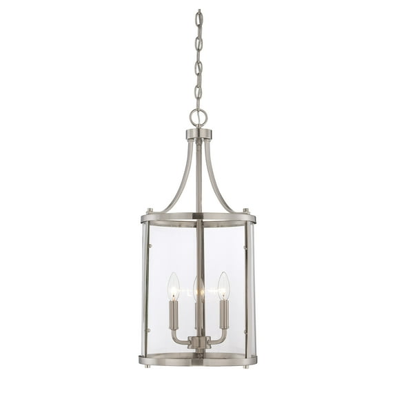 Penrose 3-Light Pendant in Satin Nickel
