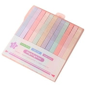Pens 12pcs Highlighters Aesthetic Pastel Highlighter&SINGLE DOUBLE HEADED SUIT Set With Soft Pen Tip Highlighters And Pens No (Multicolor) 1ml
