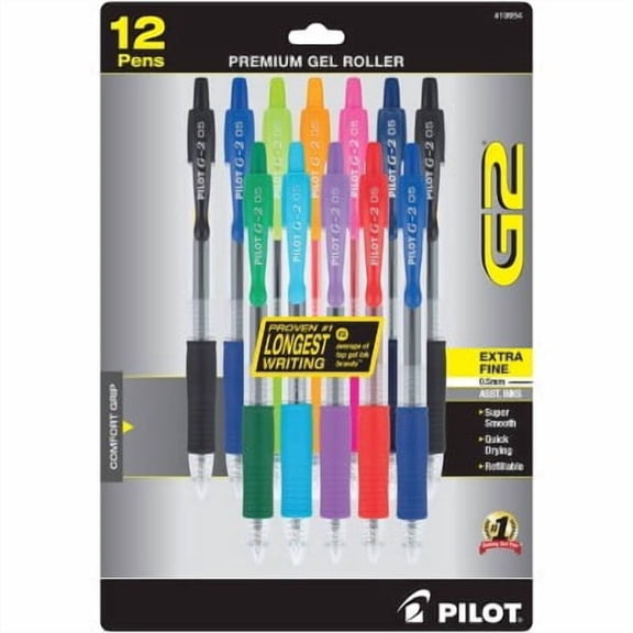 Pens Extra Fine Point 0.5mm Multicolored Ink