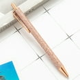 thumbnail image 1 of Pens Glittering Gold Dust Click Pen – Elegant Writing Companion 1ml, 1 of 5