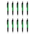 thumbnail image 1 of Pens with Touch Screen Stylus - 10 pack - Plastic Pens - Metallic Green, 1 of 5