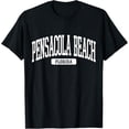 thumbnail image 1 of Pensacola Beach Florida Souvenir Beach, Retro, Minimalist T-Shirt, 1 of 2