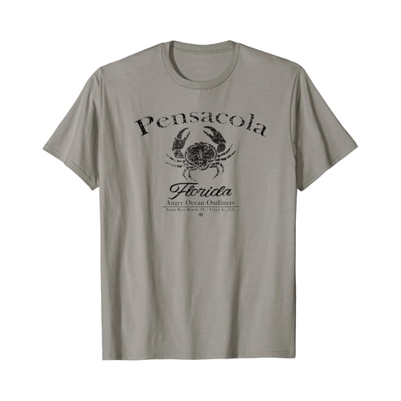 Pensacola Beach Florida T Shirt Crab Fishing Travel Tee, Unisex T-Shirt