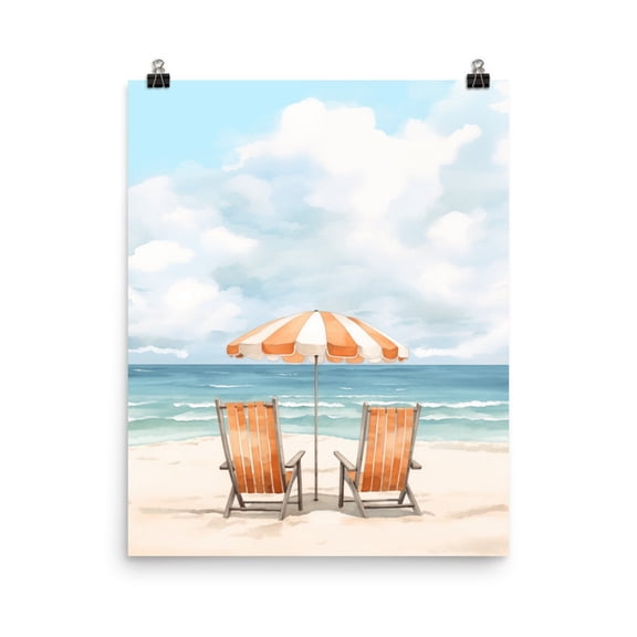 Pensacola Beach Print, Florida Coastal Wall Art, Gulf Of Mexico Seaside Poster, Us Travel Decor, Panhandle Landscape Artwork Home Decor #3394, Unframed Poster Size 16x24