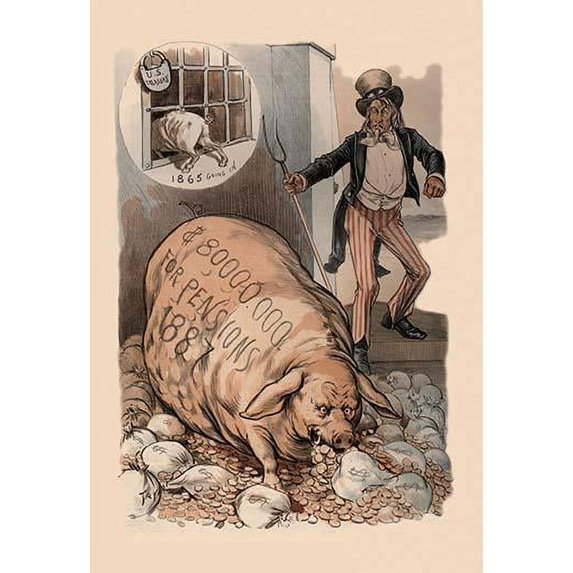 Pension Pig Fine art canvas print (20" x 30")