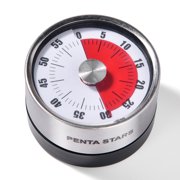 Penta Stars Mechanical Kitchen Timer Battery-Free Magnetic Timer with Visual Display for Cooking, Studying, and Time Management