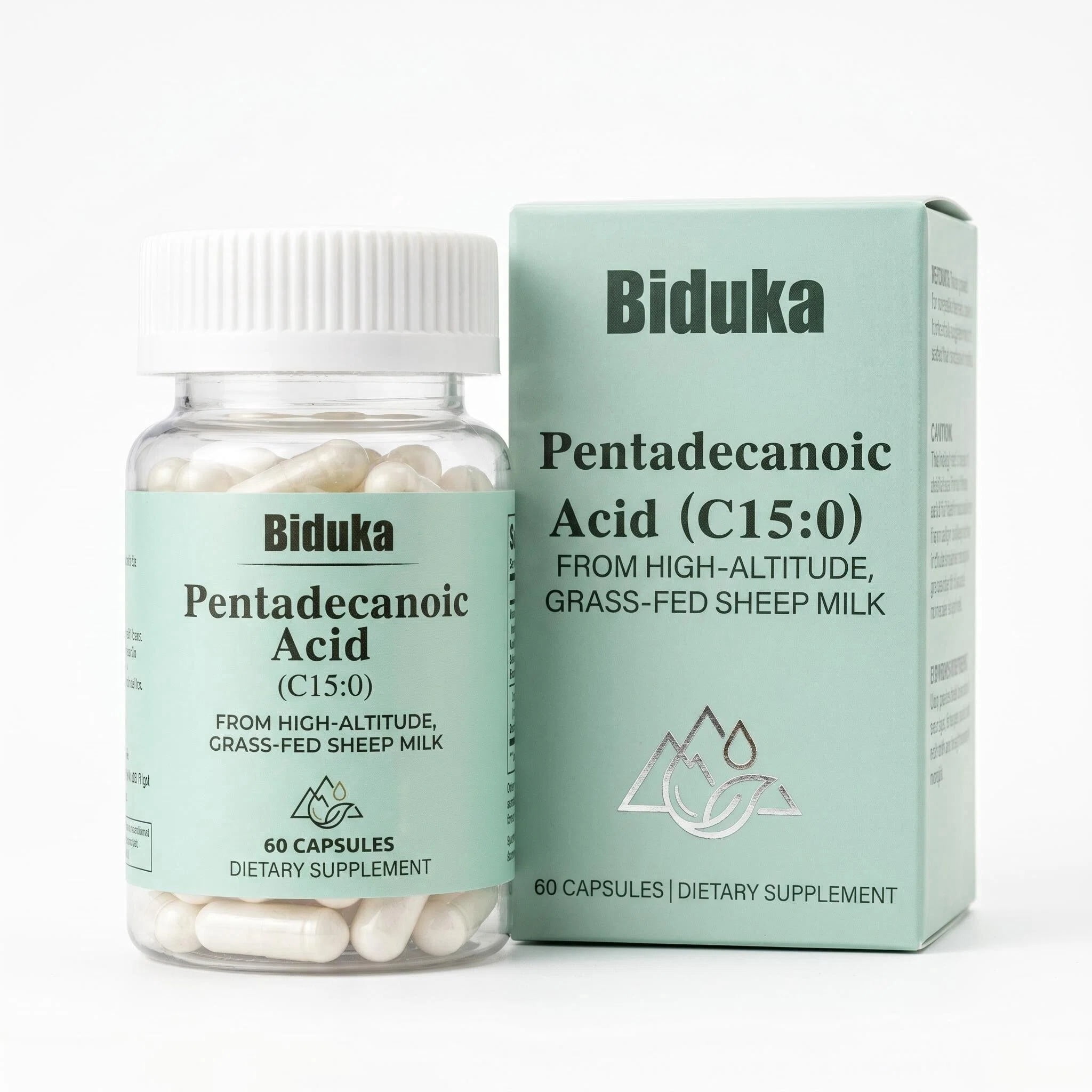 Pentadecanoic Acid (C15:0) Supplement - 300mg Per Serving - Sourced ...