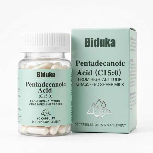 Sol Acid Pentadecanoic Acid (C15:0) Supplement - 300mg Per Serving - Sourced ...