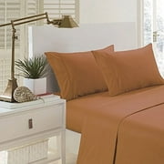 HOME SWEET HOME DREAMS Pentagon Collection 1800 Series Wrinkle Resistant Embossed Sheet Set (Twin, Sand Stone)