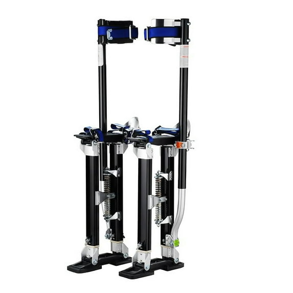 Pentagon Tool "Tall Guyz" Professional 24"-40" Black Drywall Stilts For Sheetrock Painting or Cleaning