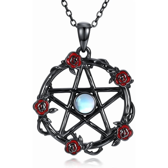 Pentagram/Celtic Knot Necklace for Women 925 Sterling Silver Celtic Pentacle Protection Necklaces Pagan Wiccan Amulet Jewelry Gifts