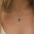 thumbnail image 1 of Pentagram Clavicle Chain Projection Pendant Necklace, 1 of 2