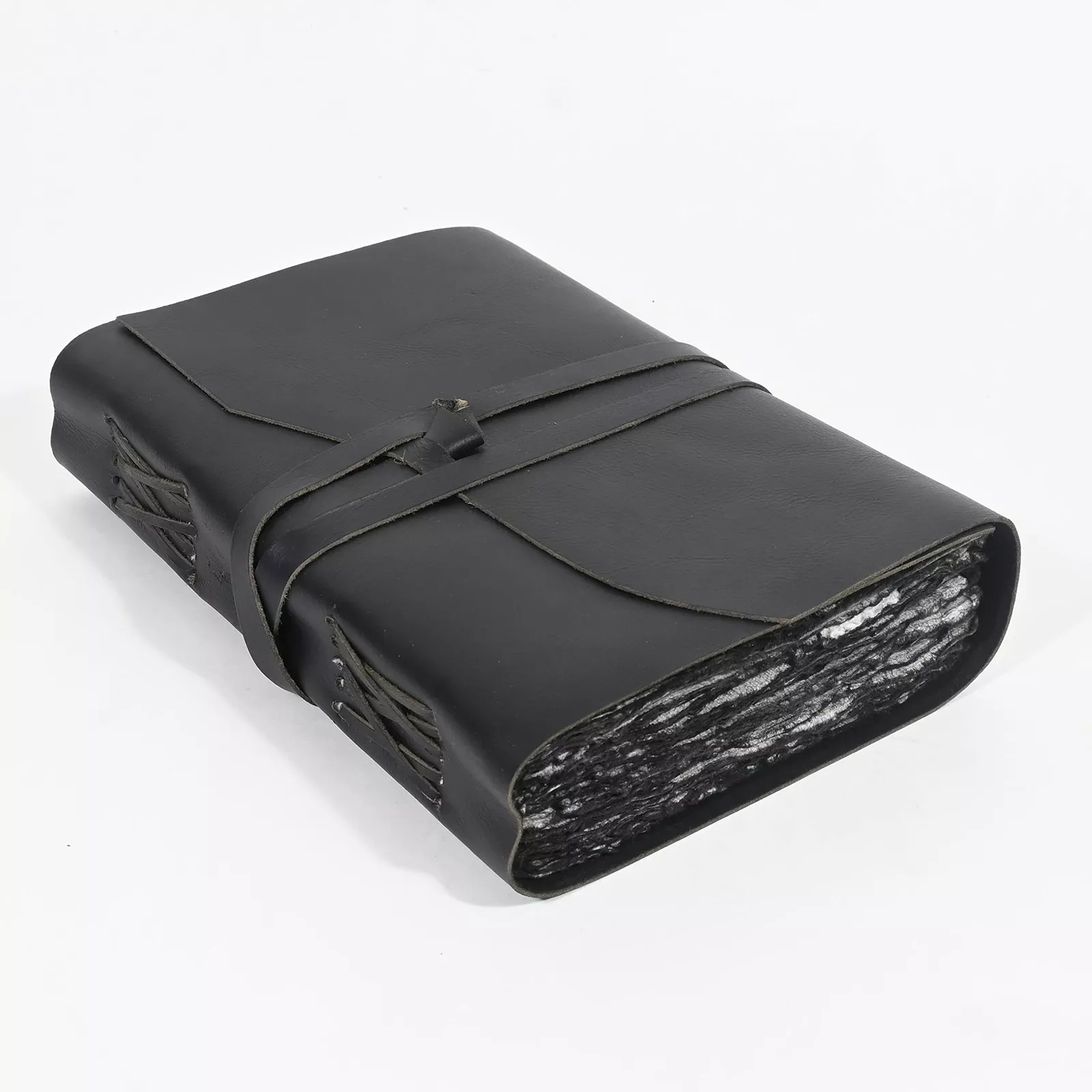 Pentagram / Triquetra Leather Journal Antique paper-