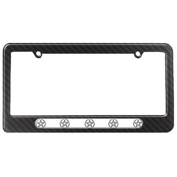 Pentagram - Wicca Witch License Plate Frame