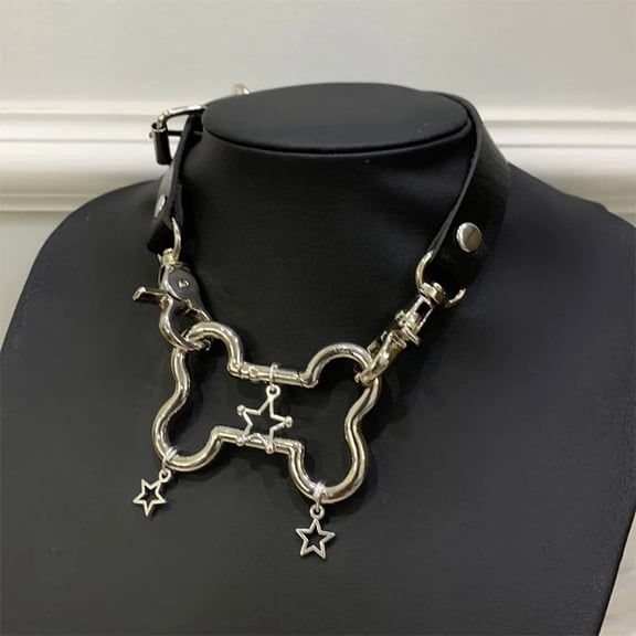 Pentagram bone collar