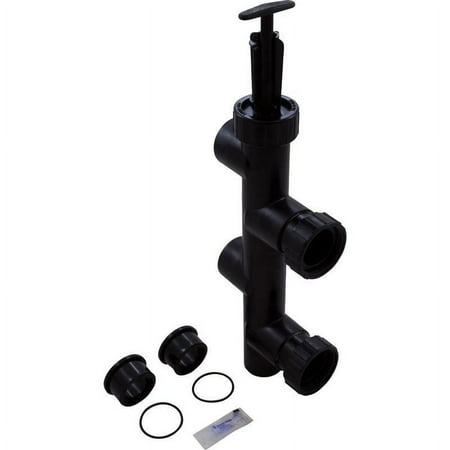 Pentair | 263052 Black 8-Inch Push Pull Valve Replacement Pool/Spa Sand and D.E. Filter