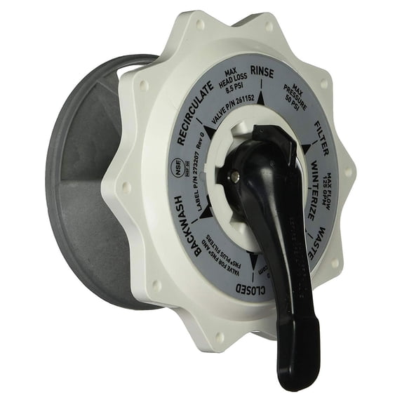 Pentair 270067 Hiflow 2 Inch Top Valve Assembly Replacement for Top and Side