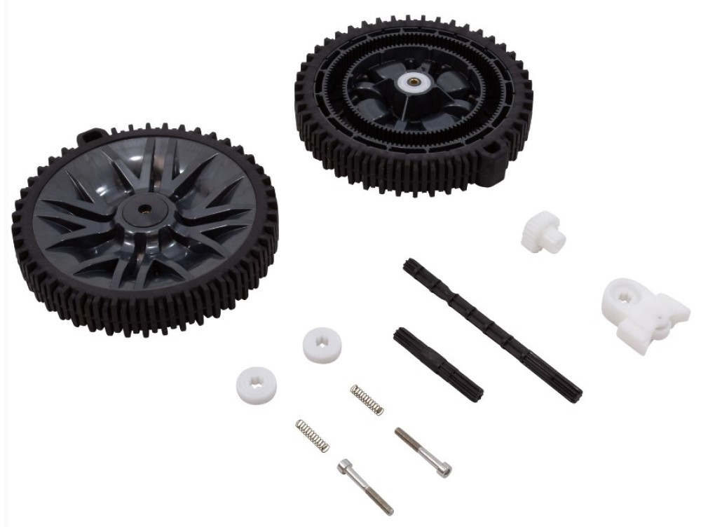 Kit Pneumatici V2 Per Pulitore Piscina Pentair Rebel, Modelli 360287 360482 360473 360302, Design A Coste Per Migliore Trazione, Gobba Anti-intasamento, 1 O 2 Pezzi (Nero)
