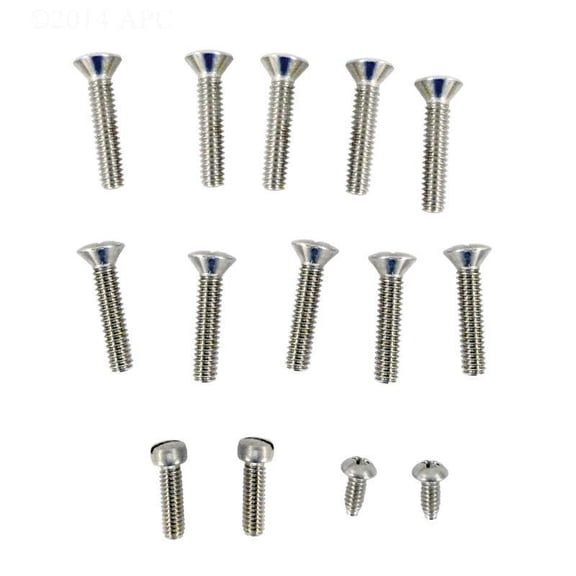 Pentair 79205400 1-1/4-Inch Screw without Double Wall Gasket Replacement Kit Large Stainless Steel Niches