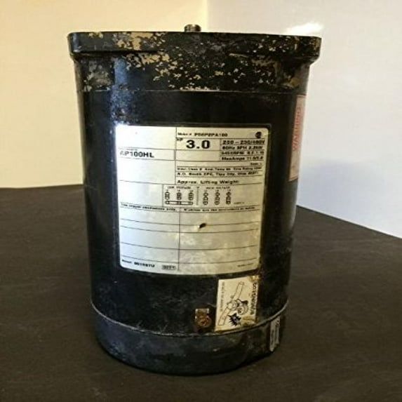 Pentair AP100HL 3 HP 200/230/460-Volt 3-Phase Motor Replacement, Sta-Rite Max-E-Glas PE6H3-185 Inground Pool and Spa Pump