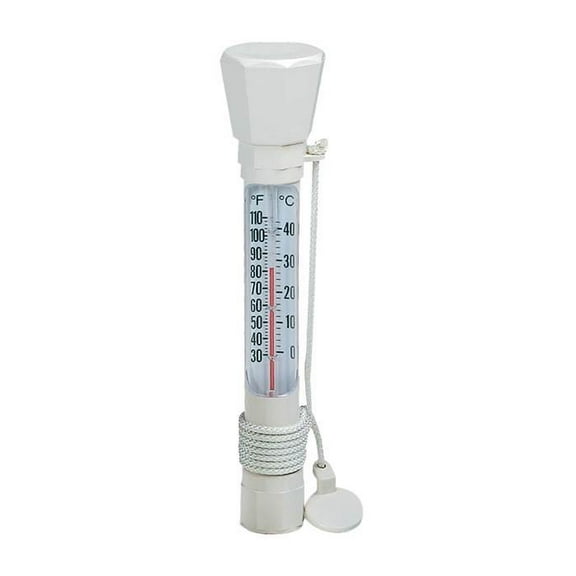Pentair E-Z Read Float Swimming Pool and Spa Thermometer with Leash | R141200