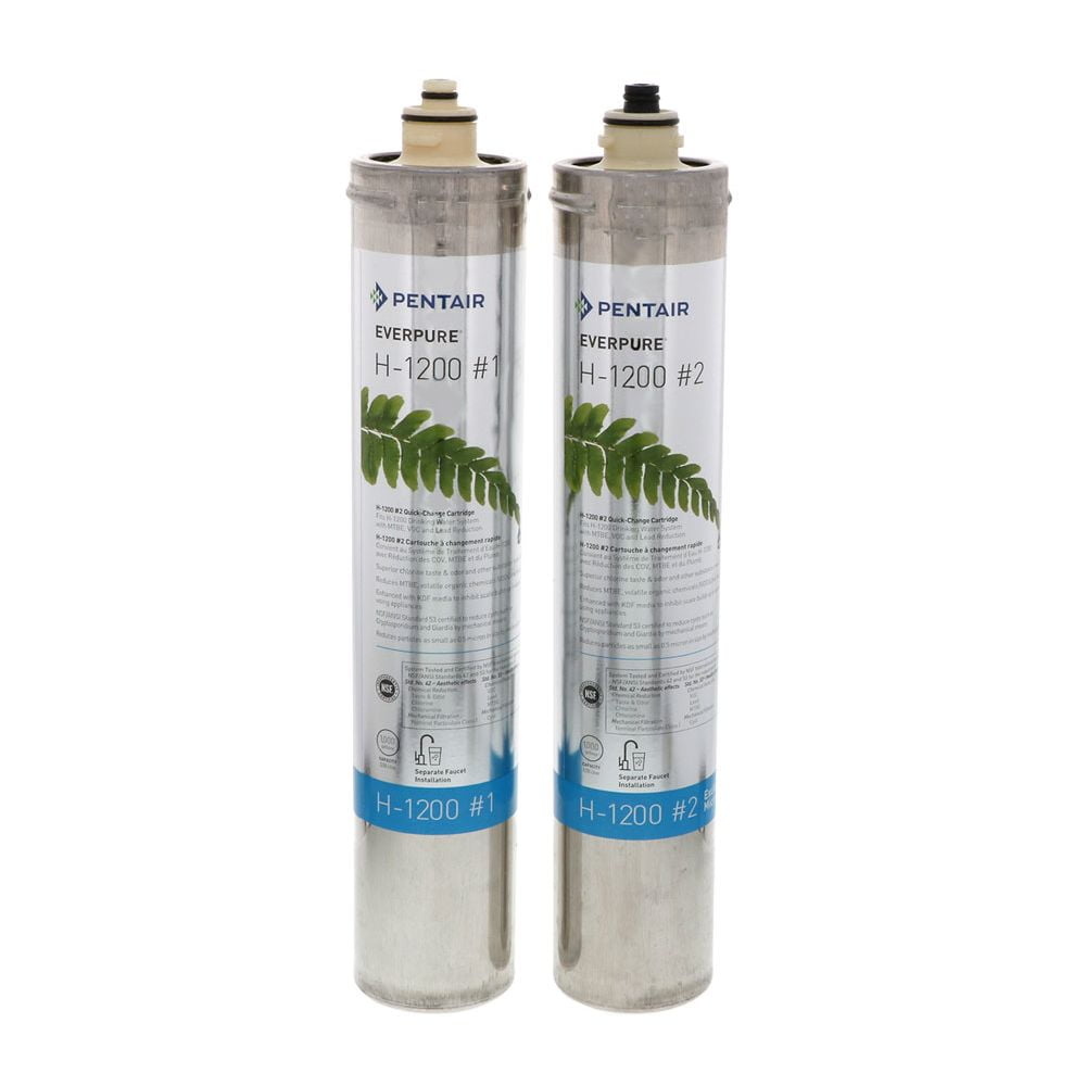 Pentair Everpure H-1200 Dual Water Filter Cartridge Set