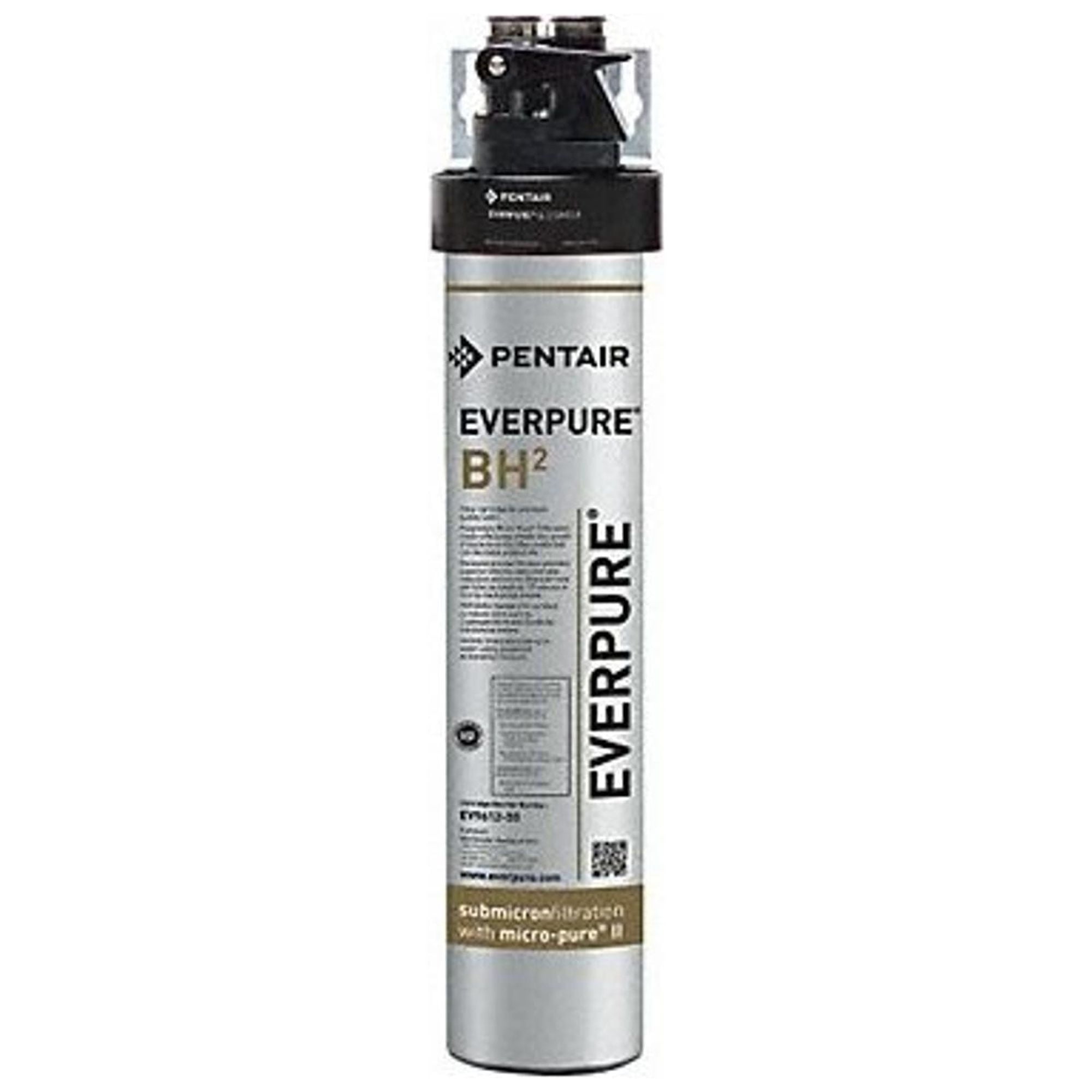 Pentair/Everpure Water Filter System,0.5 micron,16 1/2 H EV927200-75