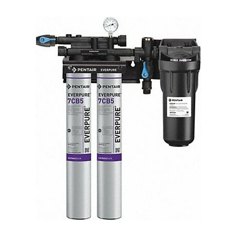 Pentair/Everpure Water Filter System,5 micron,25 1/2