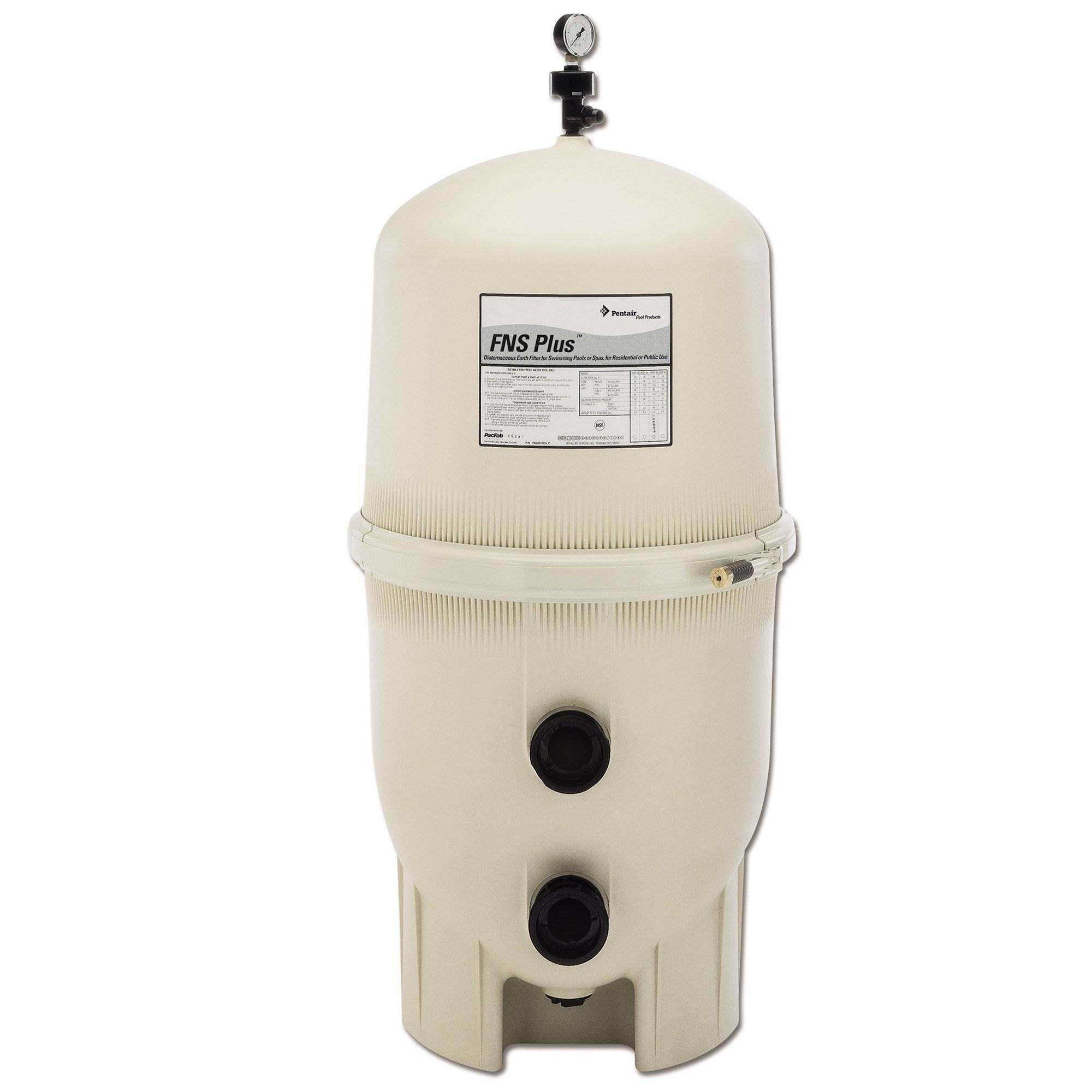 Pentair FNS Plus DE 48sq Ft In-Ground Pool Filter Tank, Efficient Cleaning & Safety