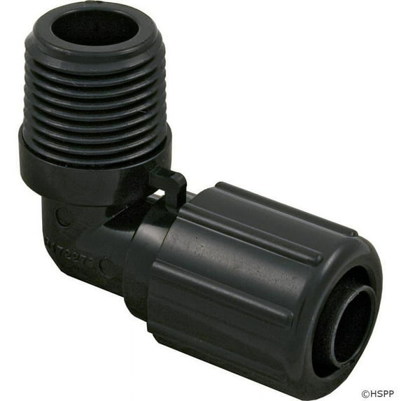 Pentair 300-29X Feeder .5"MPT 90 Tube Fitting W/Nut