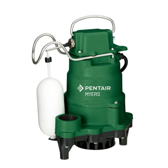 Pentair Myers 1/3 hp 2880 gph Cast Iron Submersible Sump Pump