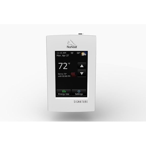Pentair NUHEAT AC0055 SIGNATURE Wi-Fi Touchscreen Programmable Dual-Voltage Thermostat