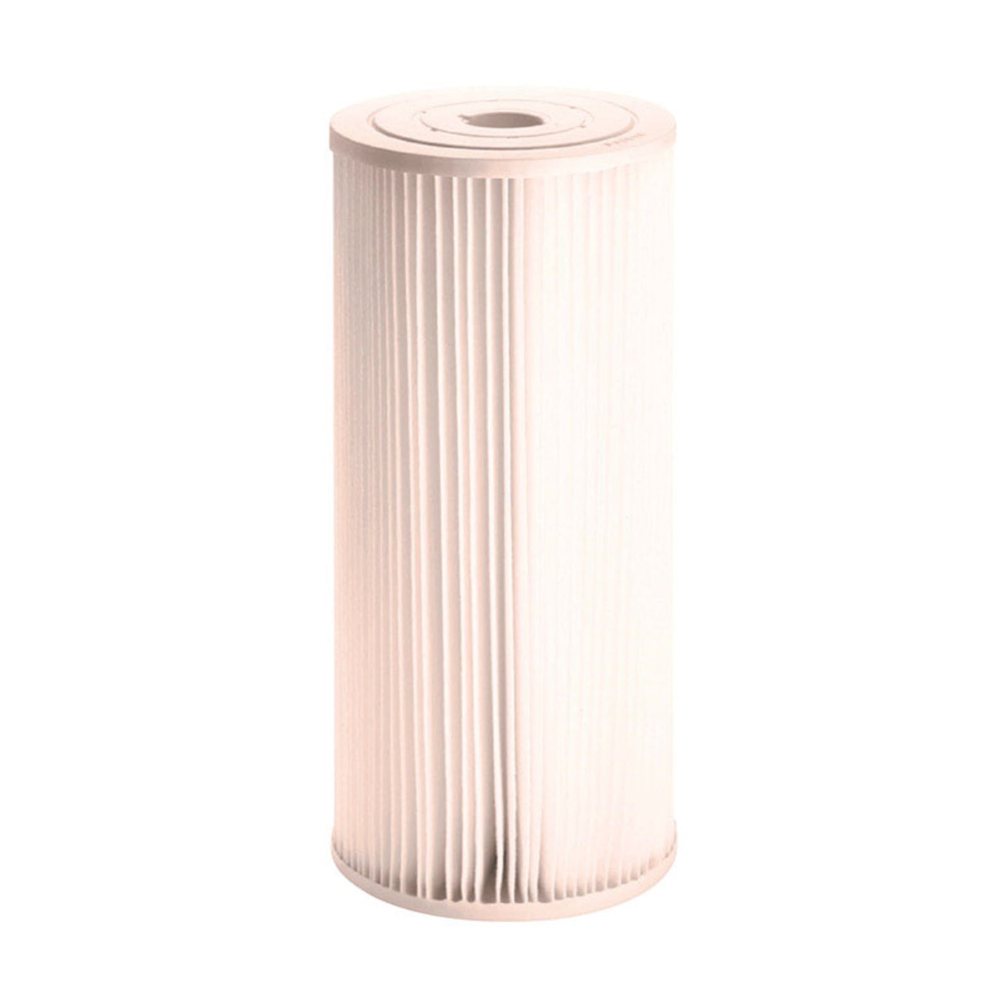 10-Inch White Pleated Polyester Sediment Water Filter Cartridge