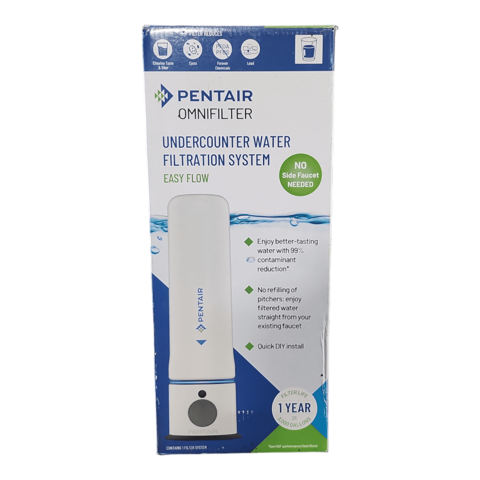 Open Box Pentair Omnifilter Undercounter Water Filtration System
