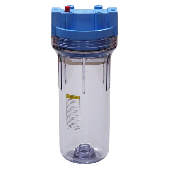 Filter Housing,12-5/8" H,5-1/4" W,Clear 150071-75